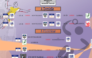 Matchs du Week-end