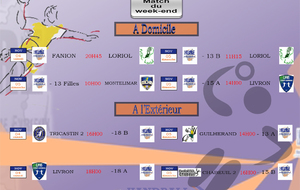 Matchs du Week-end