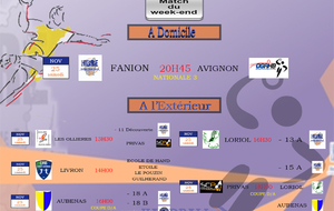 Matchs du Week-end